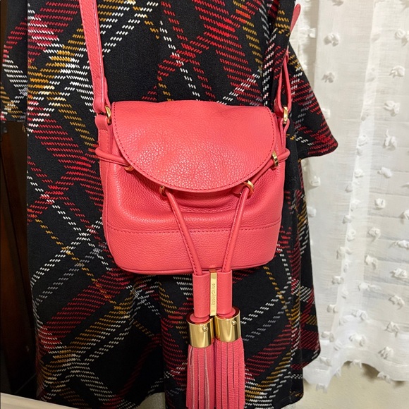 NWOT🌿See By Chloe Gold Ring Tassel Bucket CrossBody, W/ COA